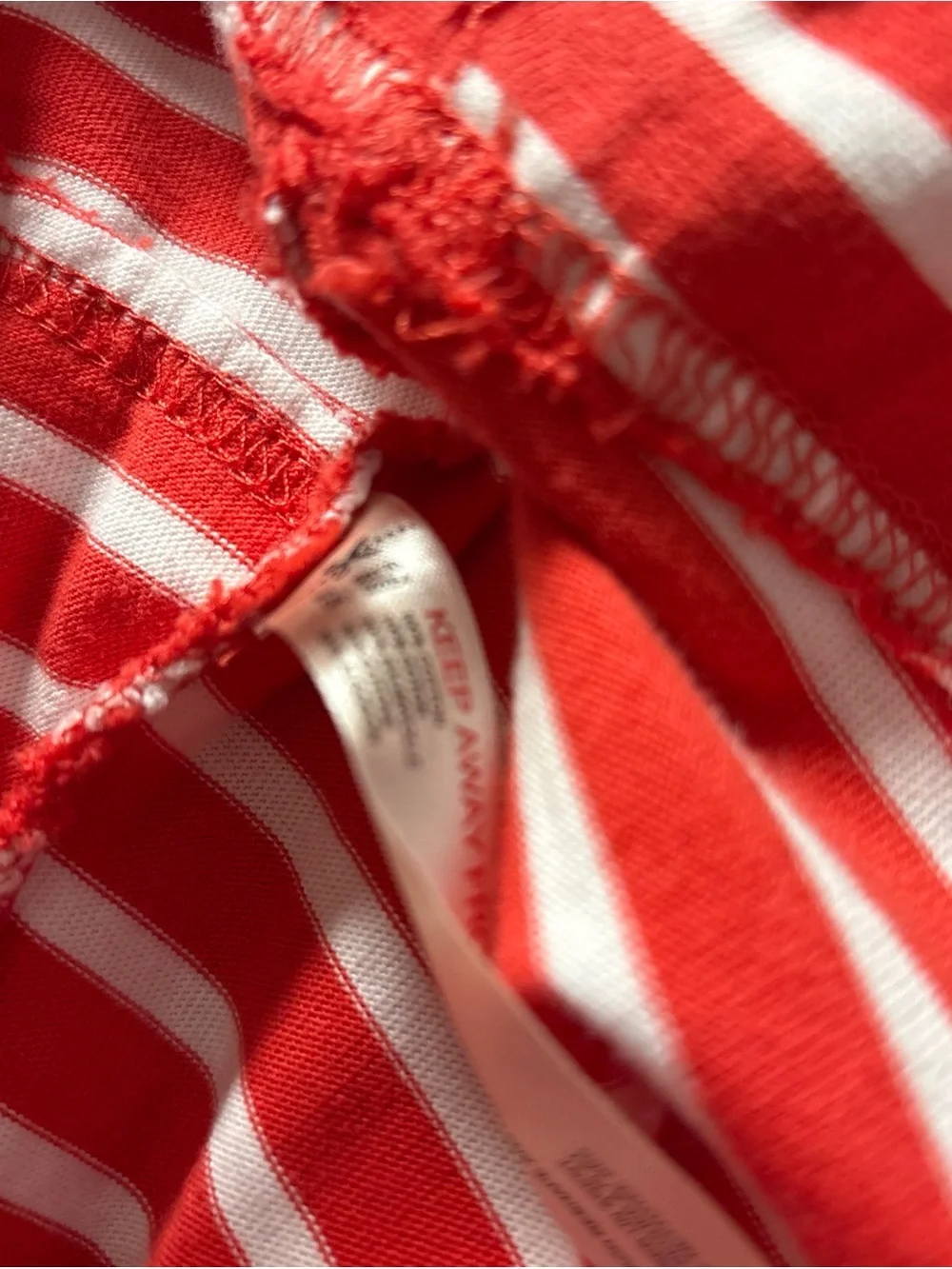Free People free-est X Red and White Striped Boho Nautical Mini Dress Pockets